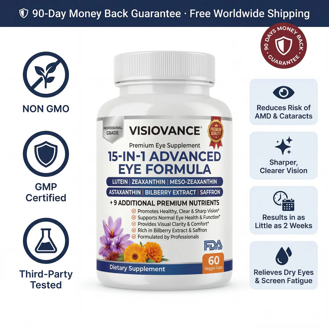 VisioVance 15-in-1 Eye Health Formula