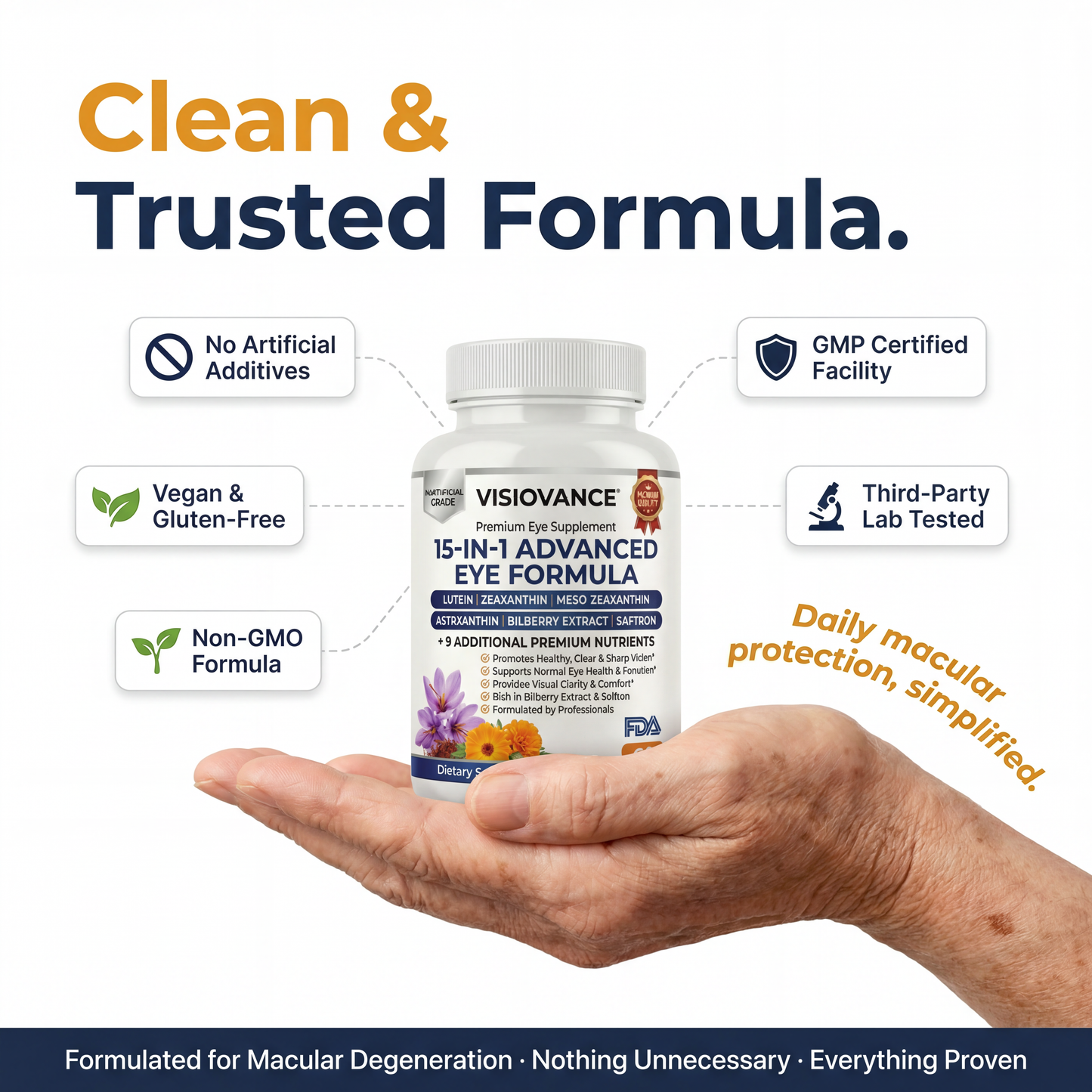 VisioVance 15-in-1 Eye Health Formula