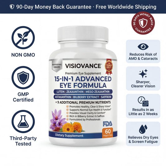 VisioVance 15-in-1 Eye Health Formula
