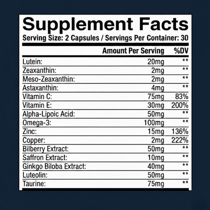 VisioVance 15-in-1 Eye Health Formula